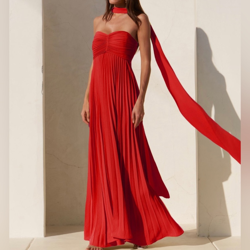 Delfi Collective Daphne Dress in Red